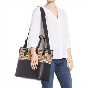 Authentic Burberry diaper bag